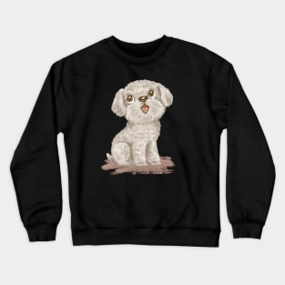 Toy Poodle Puppy Crewneck Sweatshirt